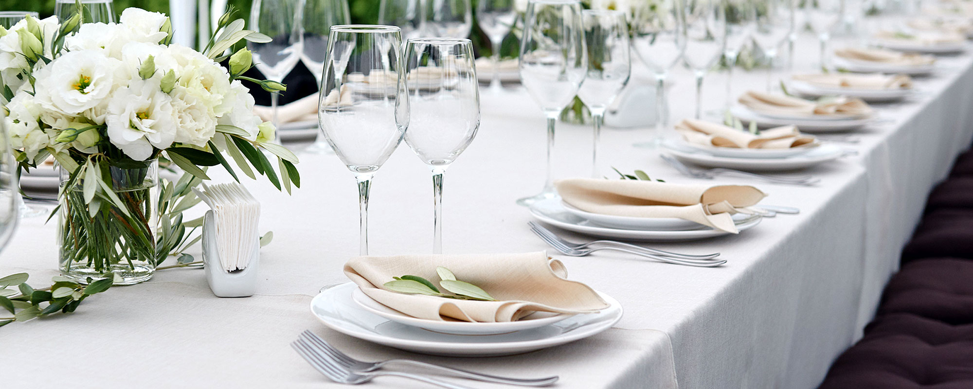 Banquet menus.
