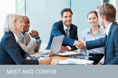 Conferences and meetings.